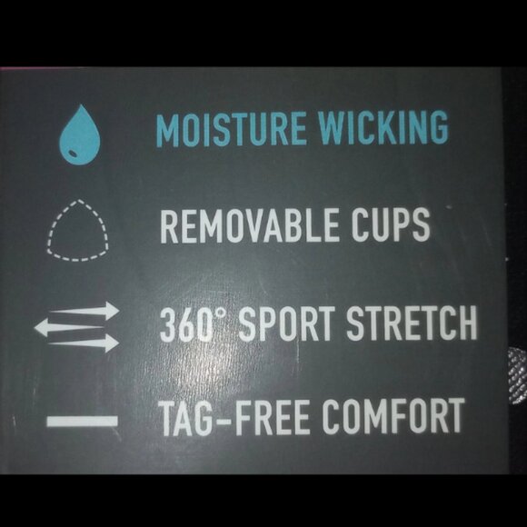 NWT Puma Women’s Seamless Sports Bra 2-Pack Black/White XL Removable Cups - Picture 4 of 4